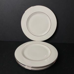4 Fine Arts Classic Dignity.Bread Dessert Plates